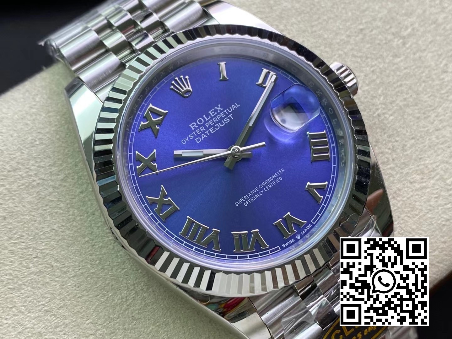 Rolex DateJust 41 126334 Clean Factory 1:1 Best Edition 904L Steel Blue Roman Dial