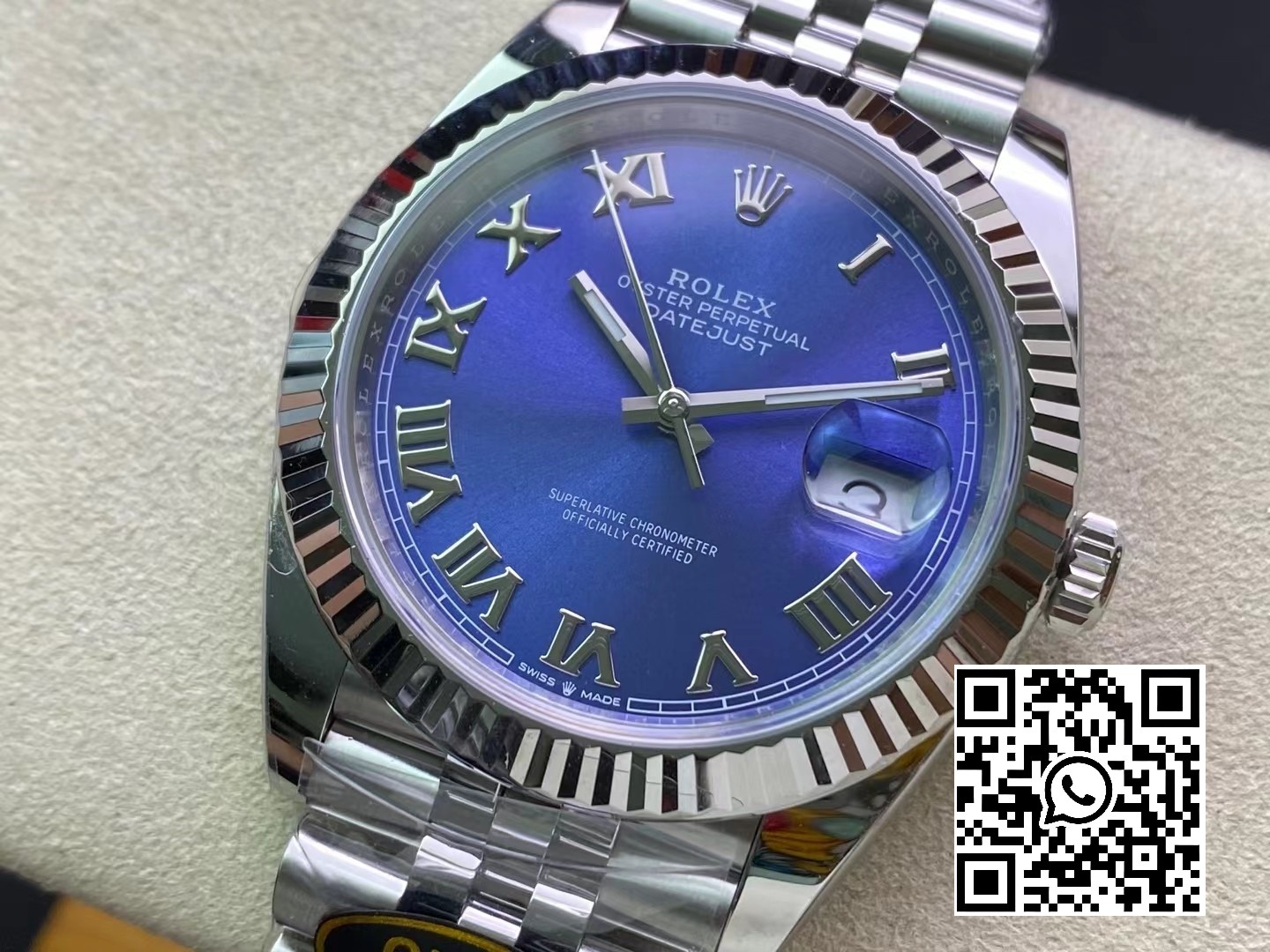 Rolex DateJust 41 126334 Clean Factory 1:1 Best Edition 904L Steel Blue Roman Dial