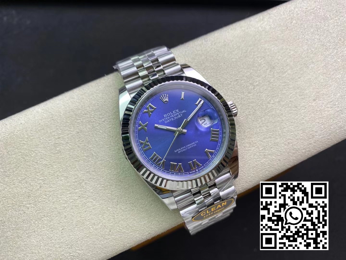 Rolex DateJust 41 126334 Clean Factory 1:1 Best Edition 904L Steel Blue Roman Dial