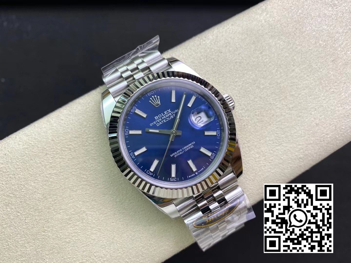 Rolex DateJust 41 126334 Clean Factory 1:1 Best Edition 904L Steel Blue Stick Dial