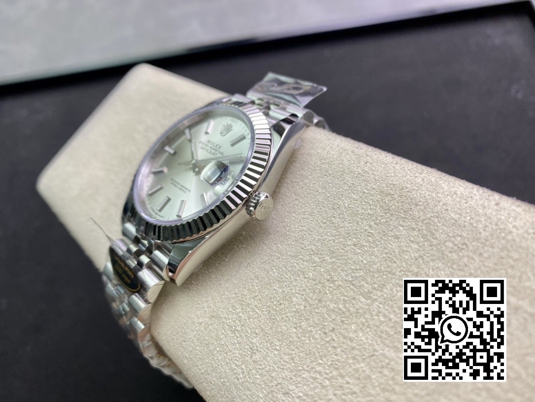 Rolex DateJust 41 126334 Clean Factory 1:1 Best Edition 904L Steel Silvery Stick Dial