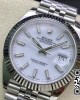 Rolex DateJust 41 126334 Clean Factory 1:1 Best Edition 904L Steel White Stick Dial