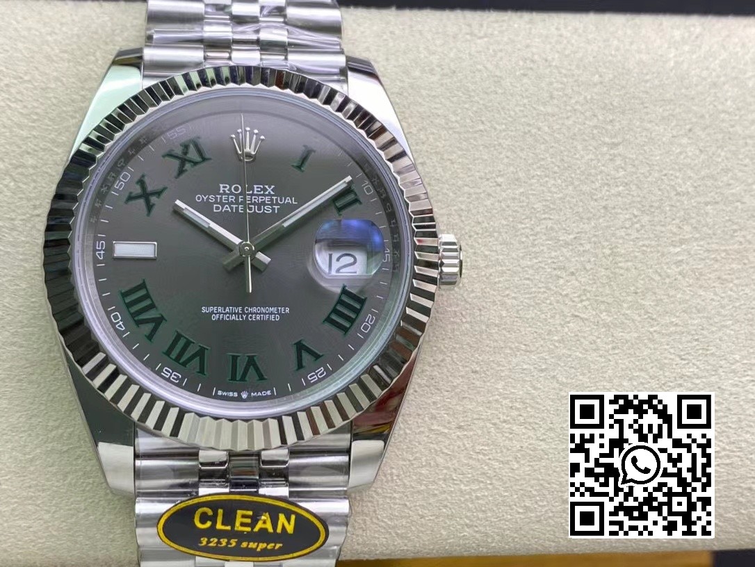 Rolex DateJust 41 126334 Clean Factory 1:1 Best Edition 904L Steel White Stick Dial