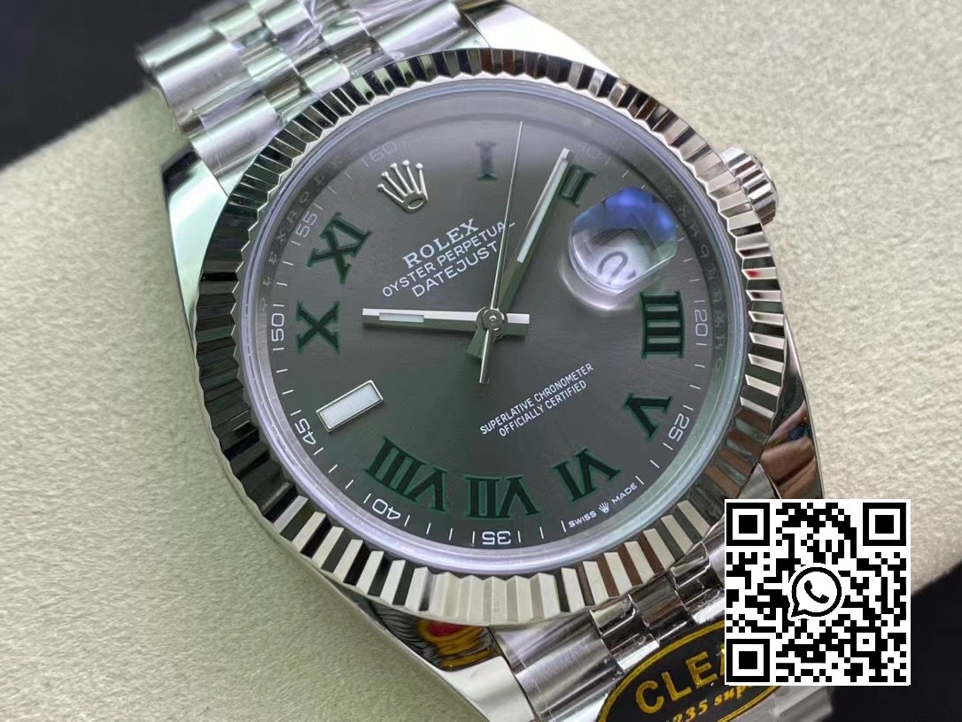 Rolex DateJust 41 126334 Clean Factory 1:1 Best Edition 904L Steel White Stick Dial