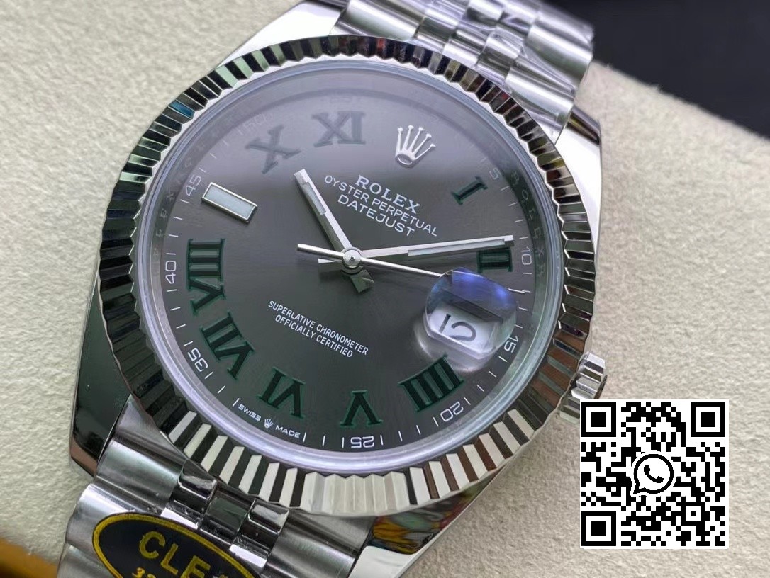 Rolex DateJust 41 126334 Clean Factory 1:1 Best Edition 904L Steel White Stick Dial