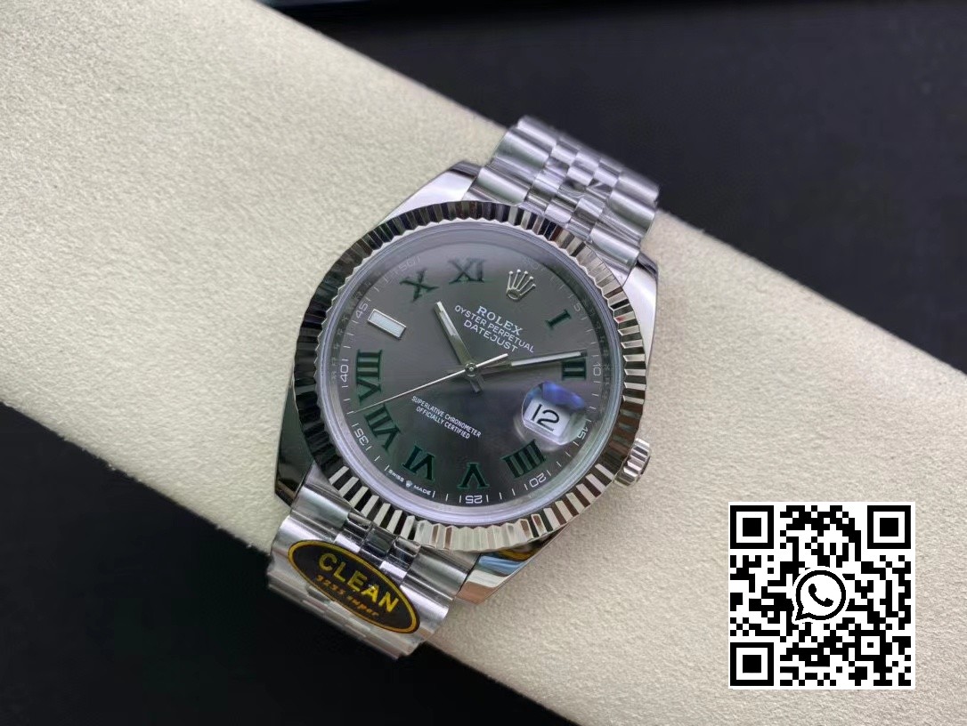 Rolex DateJust 41 126334 Clean Factory 1:1 Best Edition 904L Steel White Stick Dial