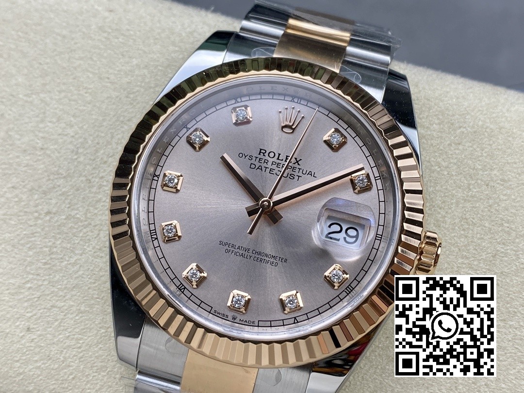 Rolex DateJust 41 126331 904L SS/RG Clean Factory 1:1 Best Edition Champagne Dial