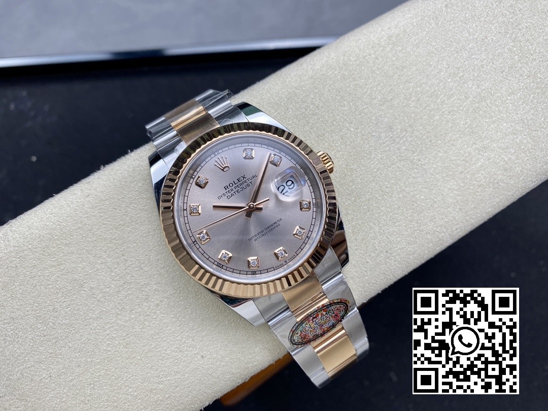 Rolex DateJust 41 126331 904L SS/RG Clean Factory 1:1 Best Edition Champagne Dial