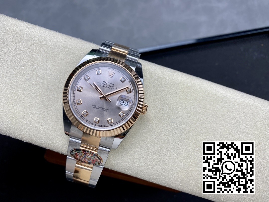 Rolex DateJust 41 126331 904L SS/RG Clean Factory 1:1 Best Edition Champagne Dial