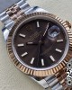 Rolex DateJust 41 126331 904L SS/RG VS Factory 1:1 Best Edition Brown Dial