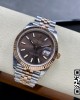 Rolex DateJust 41 126331 904L SS/RG VS Factory 1:1 Best Edition Brown Dial