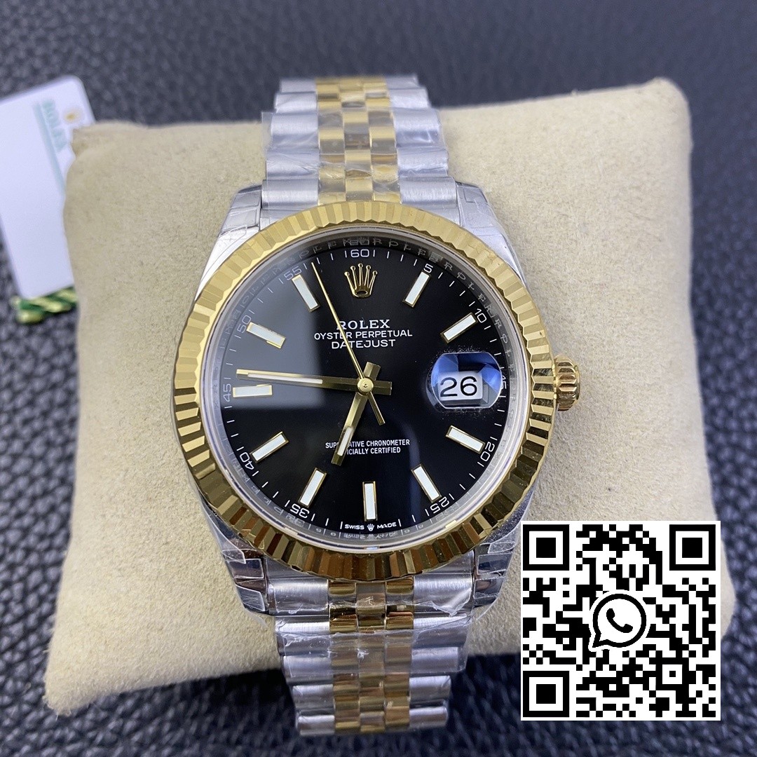 Rolex DateJust 41 126333 904L SS VS Factory 1:1 Best Edition Black Dial