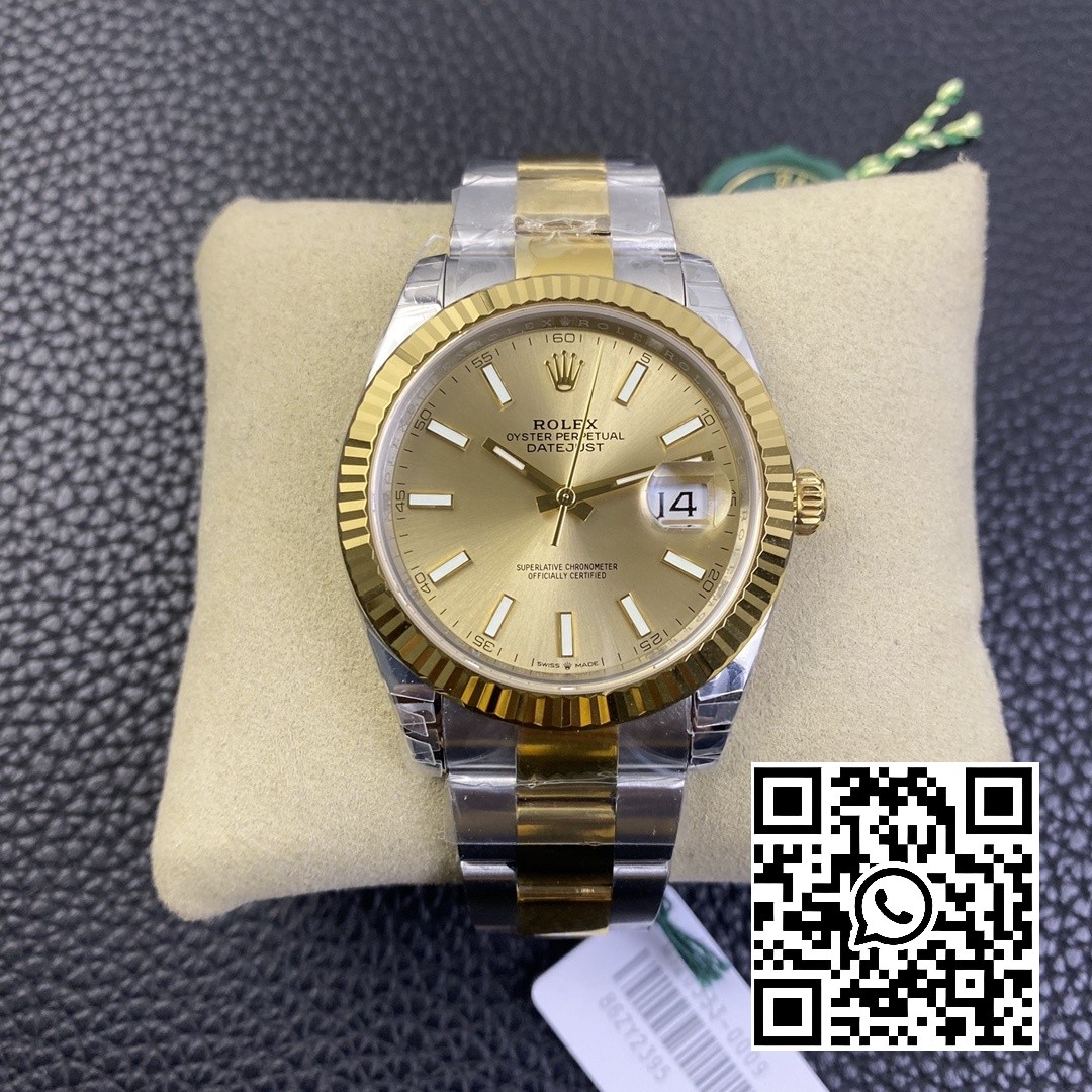 Rolex DateJust 41 126333 904L SS VS Factory 1:1 Best Edition YG Dial