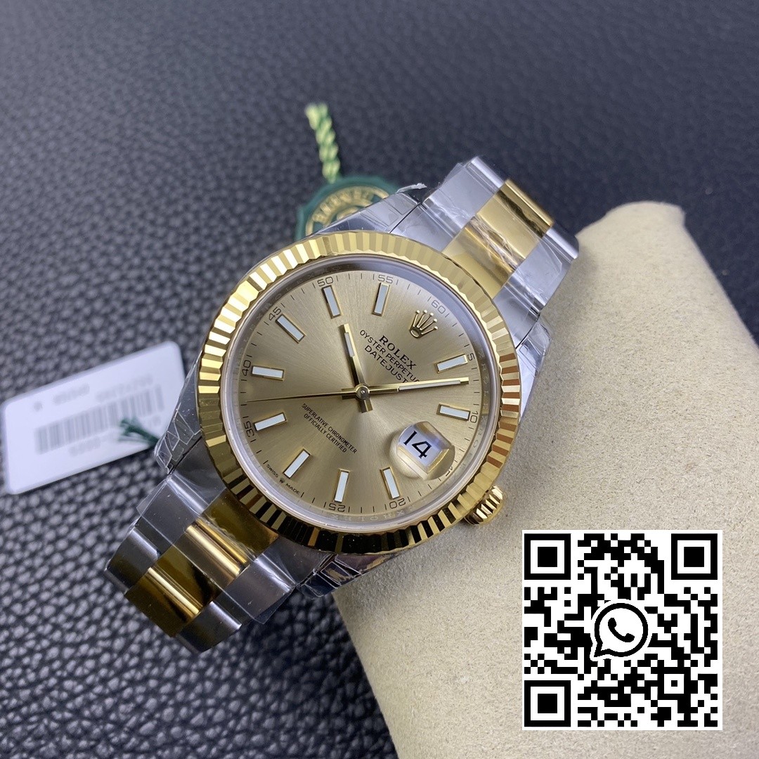 Rolex DateJust 41 126333 904L SS VS Factory 1:1 Best Edition YG Dial