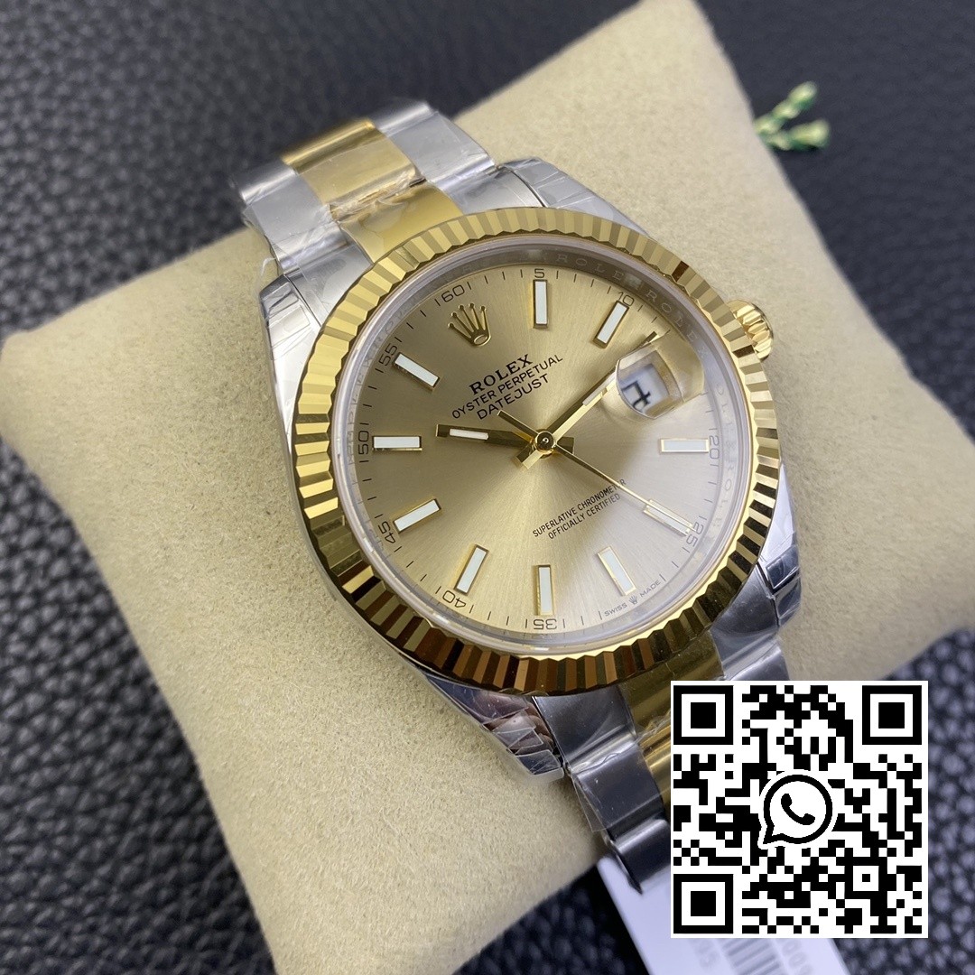 Rolex DateJust 41 126333 904L SS VS Factory 1:1 Best Edition YG Dial