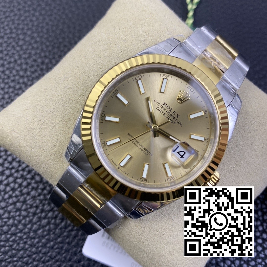 Rolex DateJust 41 126333 904L SS VS Factory 1:1 Best Edition YG Dial