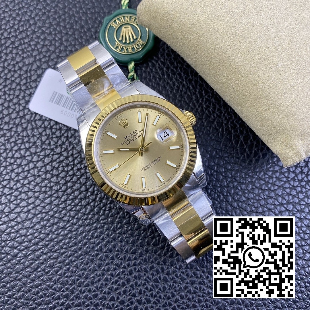 Rolex DateJust 41 126333 904L SS VS Factory 1:1 Best Edition YG Dial