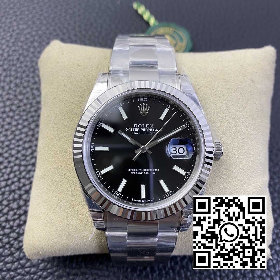 Rolex DateJust 41 126334 904L SS VS Factory 1:1 Best Edition Black Dial