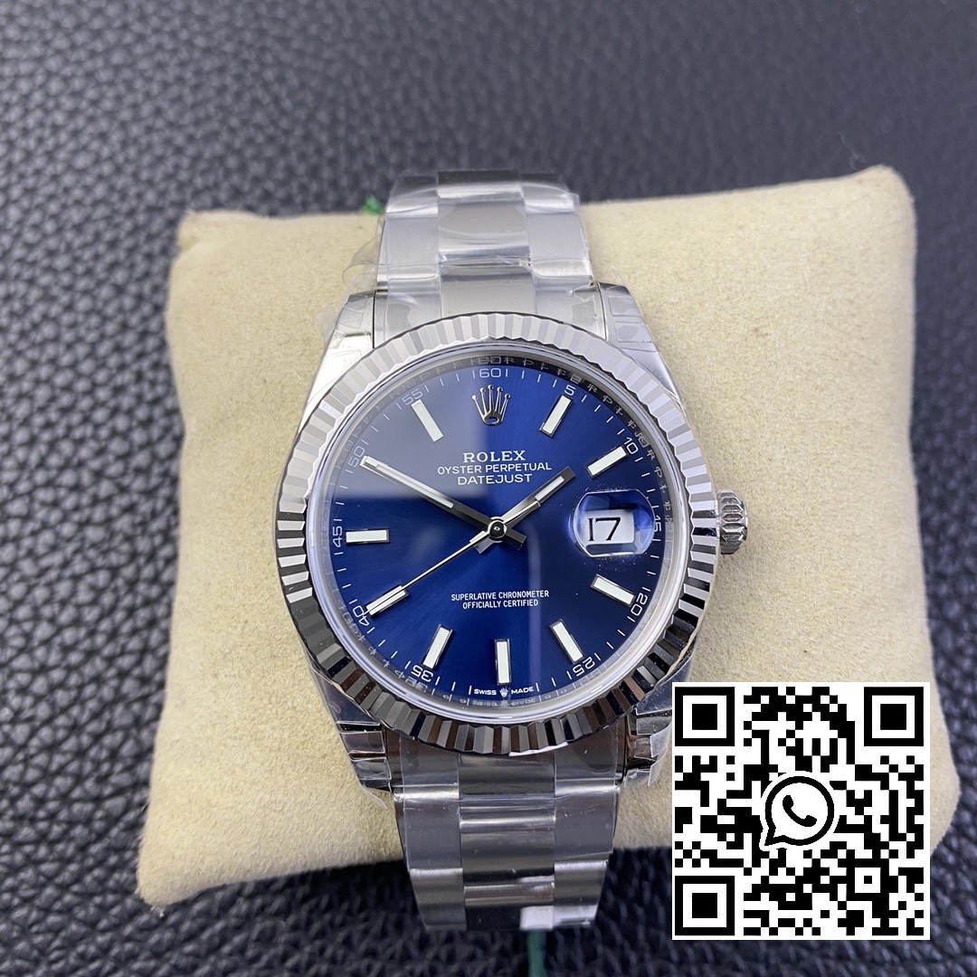 Rolex DateJust 41 126334 904L SS VS Factory 1:1 Best Edition Blue Dial