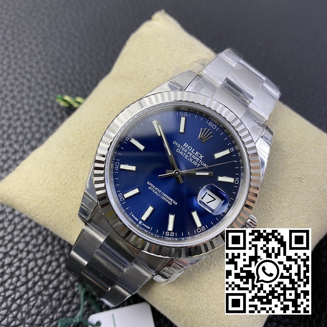 Rolex DateJust 41 126334 904L SS VS Factory 1:1 Best Edition Blue Dial