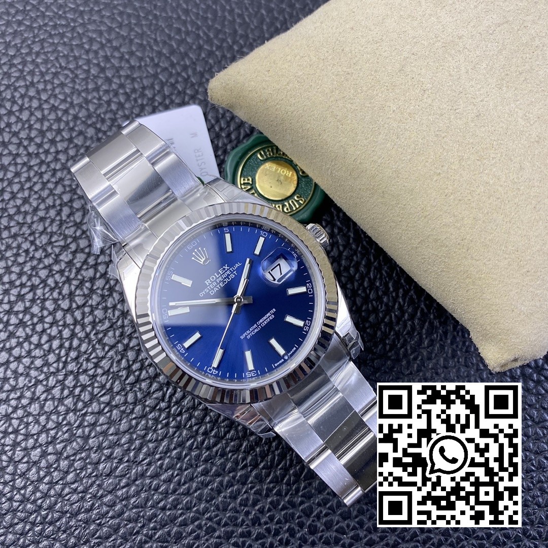 Rolex DateJust 41 126334 904L SS VS Factory 1:1 Best Edition Blue Dial