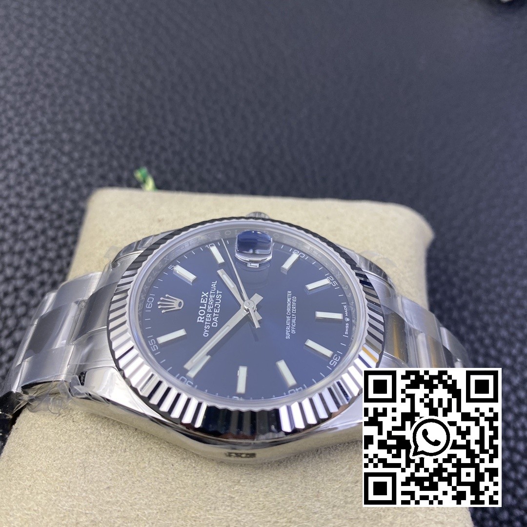 Rolex DateJust 41 126334 904L SS VS Factory 1:1 Best Edition Blue Dial