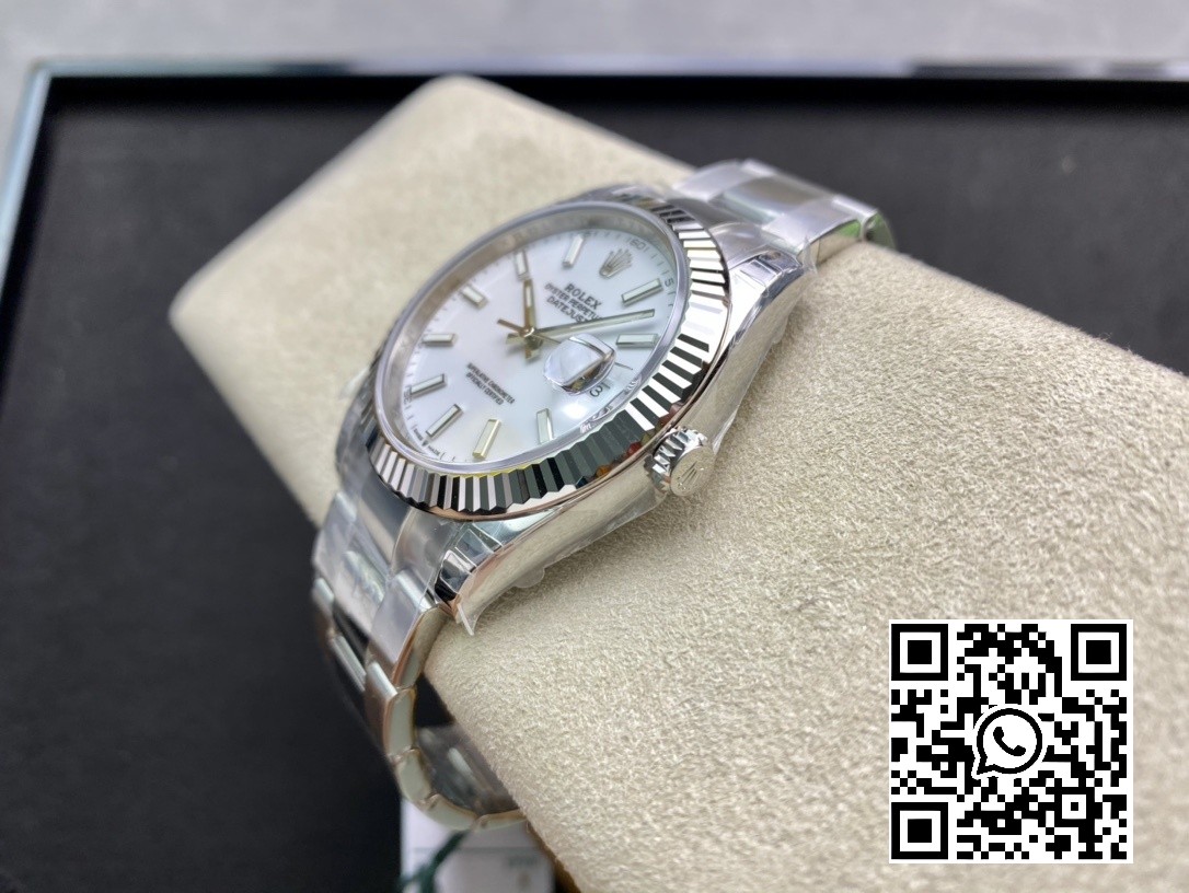 Rolex DateJust 41 126334 904L SS VS Factory 1:1 Best Edition White Dial