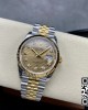 Rolex DateJust 36mm 126233 SS/YG VS Factory 1:1 Best Edition 904L Steel YG Textured Diamonds Dial