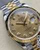 Rolex DateJust 36mm 126233 SS/YG VS Factory 1:1 Best Edition 904L Steel YG Textured Diamonds Dial