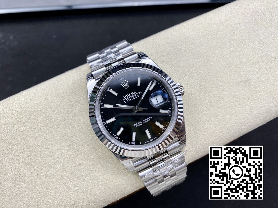 Rolex DateJust 41 126300 904L SS VS Factory 1:1 Best Edition Black Dial