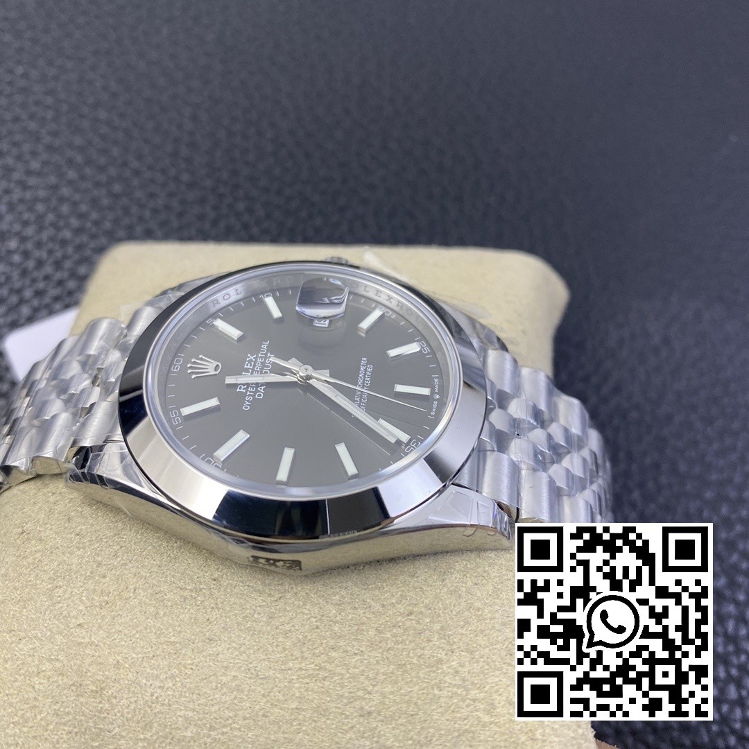 Rolex DateJust 41 126300 904L SS VS Factory 1:1 Best Edition Gray Dial