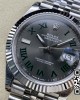 Rolex DateJust 41 126300 904L SS VS Factory 1:1 Best Edition Gray Roman Dial