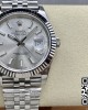 Rolex DateJust 41 126300 904L SS VS Factory 1:1 Best Edition Silvery Dial