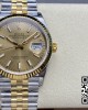 Rolex DateJust 36 SS 126233 VS Factory 1:1 Best Edition 904L Steel YG Stick Dial