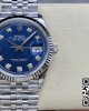 Rolex DateJust 36 SS 126234 VS Factory 1:1 Best Edition 904L Steel Blue Diamonds Dial