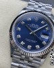 Rolex DateJust 36 SS 126234 VS Factory 1:1 Best Edition 904L Steel Blue Diamonds Dial