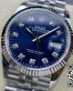 Rolex DateJust 36 SS 126234 VS Factory 1:1 Best Edition 904L Steel Blue Textured Dial