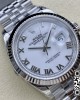 Rolex DateJust 36 SS 126234 VS Factory 1:1 Best Edition 904L Steel White Roman Dial