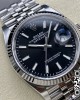 Rolex DateJust 36 126234 904L SS Clean Factory 1:1 Best Edition Fluted Bezel Black Dial