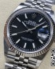 Rolex DateJust 36 126234 904L SS Clean Factory 1:1 Best Edition Fluted Bezel Black Dial