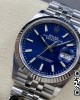 Rolex DateJust 36 126234 904L SS Clean Factory 1:1 Best Edition Fluted Bezel Blue Dial