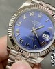 Rolex DateJust 36 126234 904L SS Clean Factory 1:1 Best Edition Fluted Bezel Bluw Roman Dial