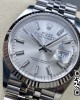 Rolex DateJust 36 126234 904L SS Clean Factory 1:1 Best Edition Fluted Bezel Silvery Dial