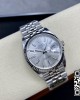 Rolex DateJust 36 126234 904L SS Clean Factory 1:1 Best Edition Fluted Bezel Silvery Dial