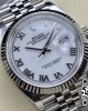 Rolex DateJust 36 126234 904L SS Clean Factory 1:1 Best Edition Fluted Bezel White Roman Dial