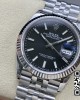 Rolex DateJust 36 126234 904L SS VS Factory 1:1 Best Edition Fluted Bezel Black Dial