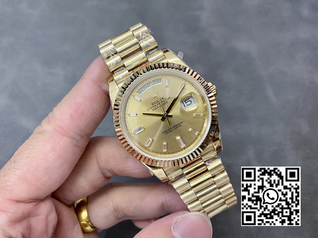 Rolex DayDate 228238 40mm YG GM Factory 1:1 Best Edition YG Dial