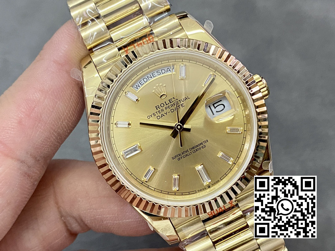 Rolex DayDate 228238 40mm YG GM Factory 1:1 Best Edition YG Dial