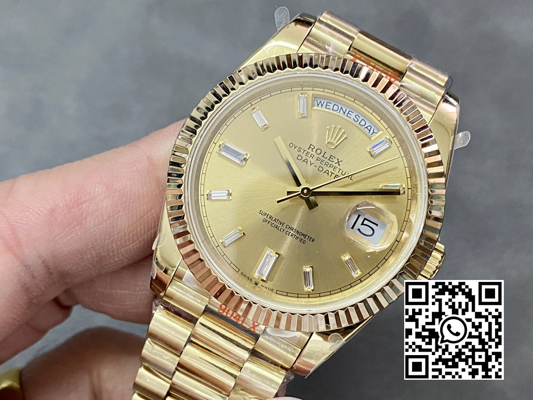 Rolex DayDate 228238 40mm YG GM Factory 1:1 Best Edition YG Dial