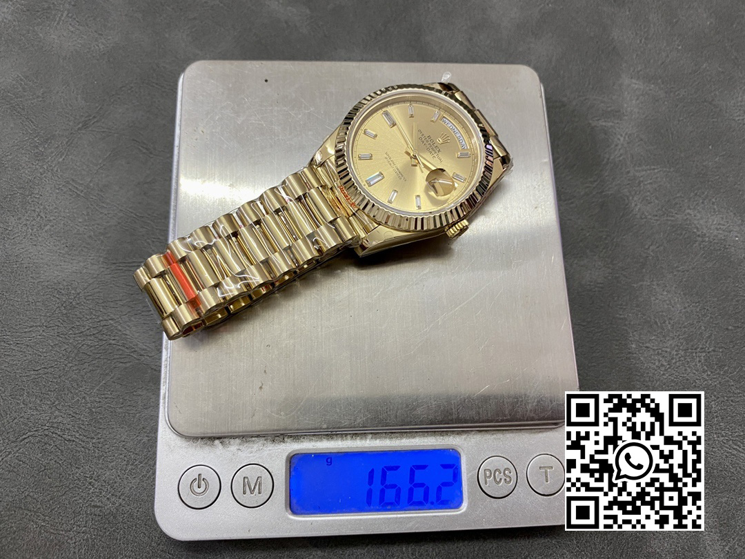 Rolex DayDate 228238 40mm YG GM Factory 1:1 Best Edition YG Dial